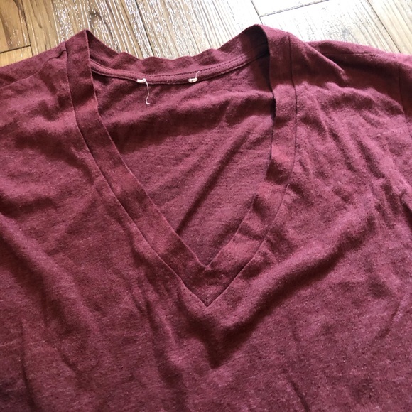 Maroon Casual Tee - Picture 1 of 2